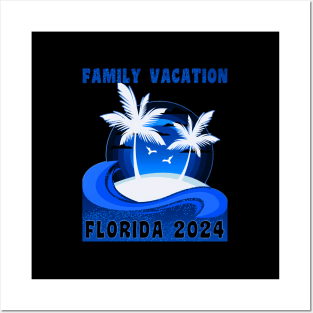 Family Florida Vacation 2024 Family Crew Posters and Art